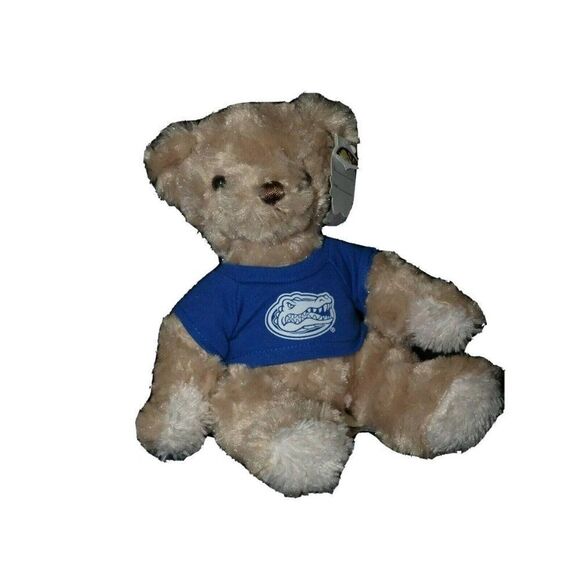 Florida Gators Coolectible Bear Tshirt UF Teddy Bear Stuffed Animal NWT 11" - Picture 2 of 4
